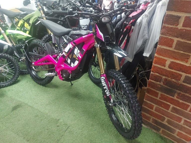 NEW SURRON LBX 8KW LIGHT BEE X PINK ELECTRIC MX BIKE