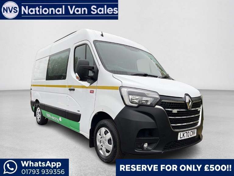 2021 Renault Master ZE 56KW FWD 3T1 L2 H2 ED MESS CREW CAB Unlisted Electric PANEL VAN Electric M...