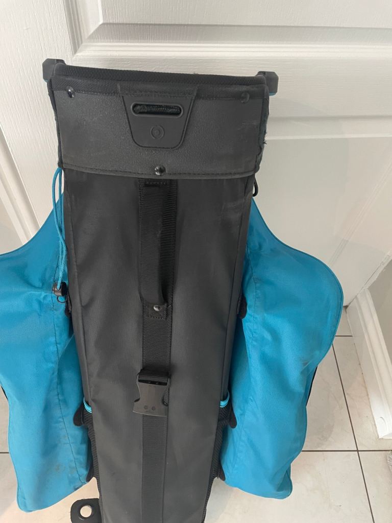 Ping Pioneer monsoon light cart bag with a large ping brolly