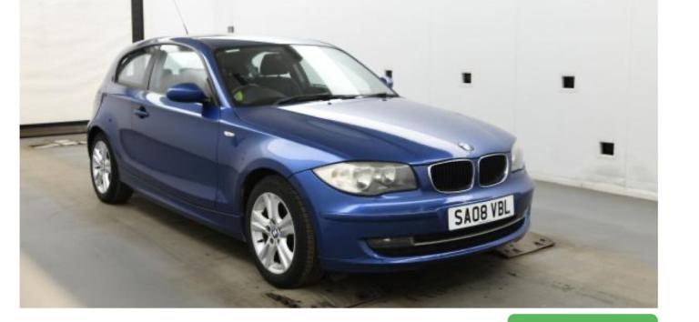 2008 BMW 1 Series 116i SE 3dr Step Auto [122] HATCHBACK Petrol Automatic