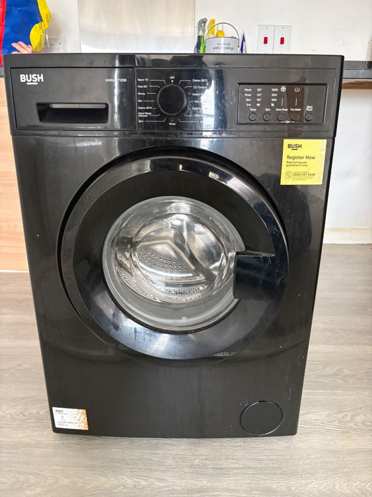 Bush Black Washing Machine