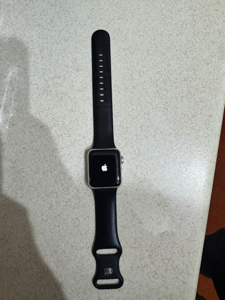 Apple Watch Series 3 38mm GPS - Black Band, Good Condition