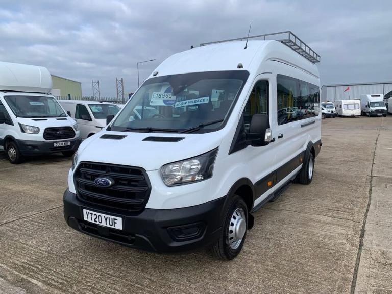 2020 FORD TRANSIT 460 TREND 2.0 EcoBlue 130ps RWD L4H3 LWB 17 SEATER MINIBUS 29K
