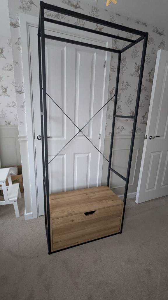 image for Open Wardrobe/Rail with Drawer