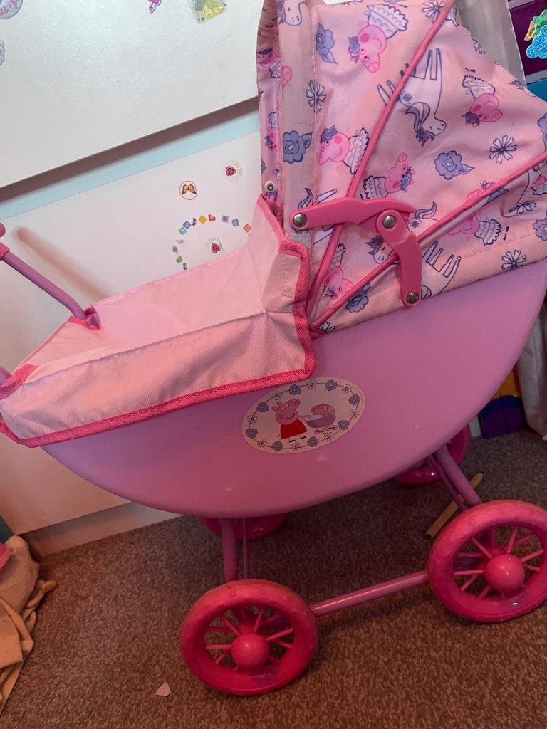 Peppa Pig baby doll pram 