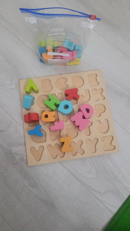 Kids Toy Alphabet wooden blocks 