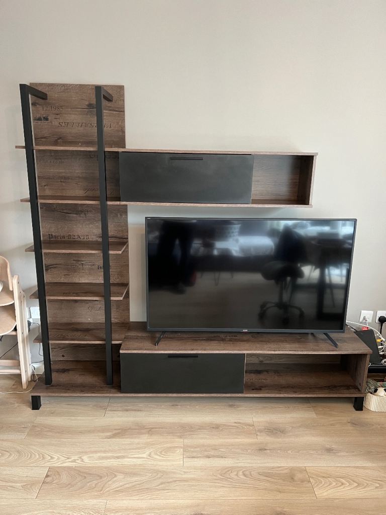 Wooden Tv unite console