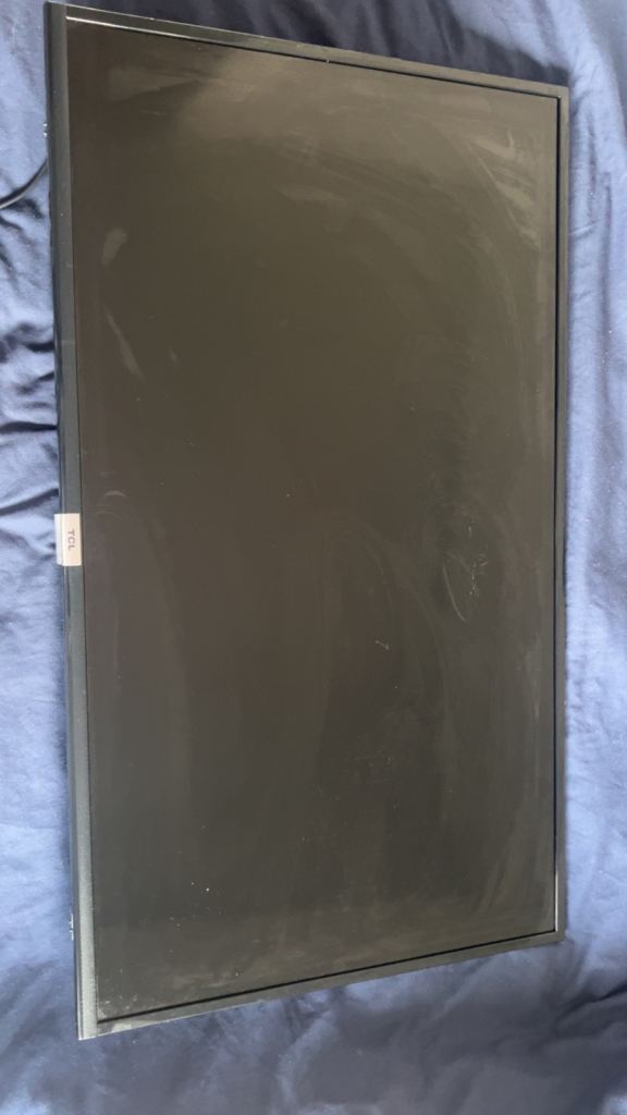 TCL TV only used 1 year 