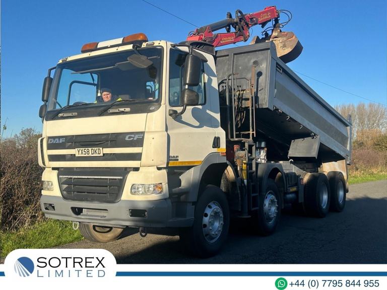 DAF TRUCKS CF85 360 8 X 4 Tipper with Grab