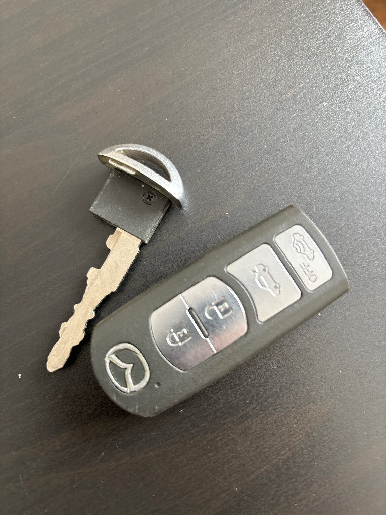 2016 MAZDA 6 SKYACTIV-G REMOTE LOCKING KEY FOB SKE13E-01