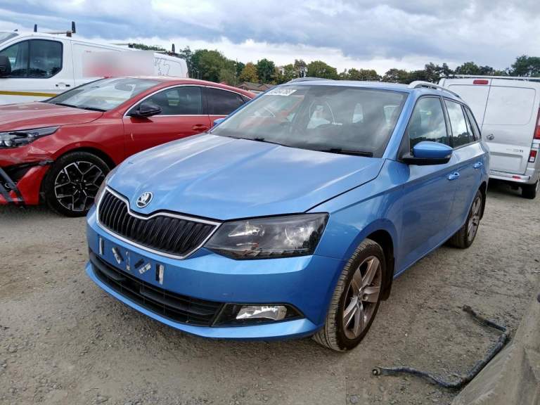 Breaking Skoda Fabia MK3 2015 Est 5DR 1.4 TDI CUTA 5 SP PHB Blue