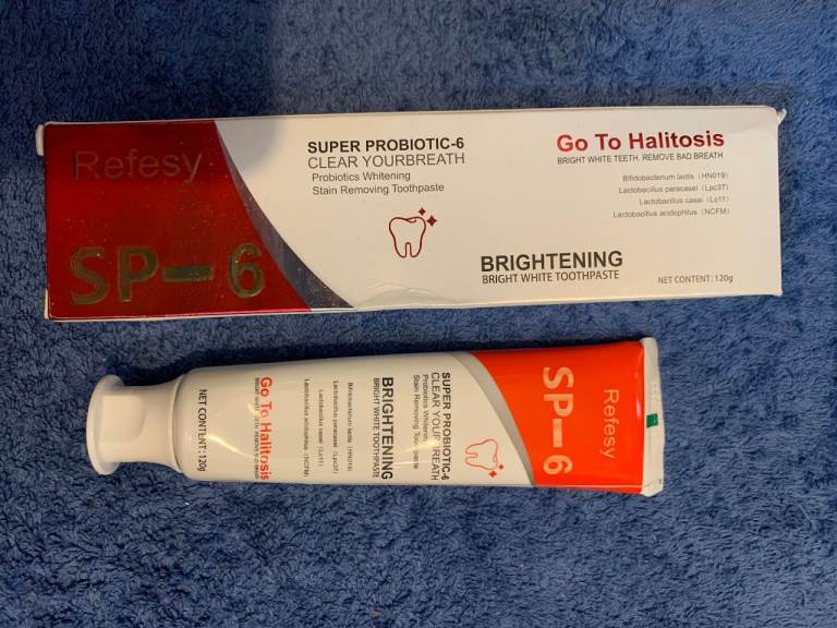 New Sealed Refesy SP6 Brightening Toothpaste 120g IP1