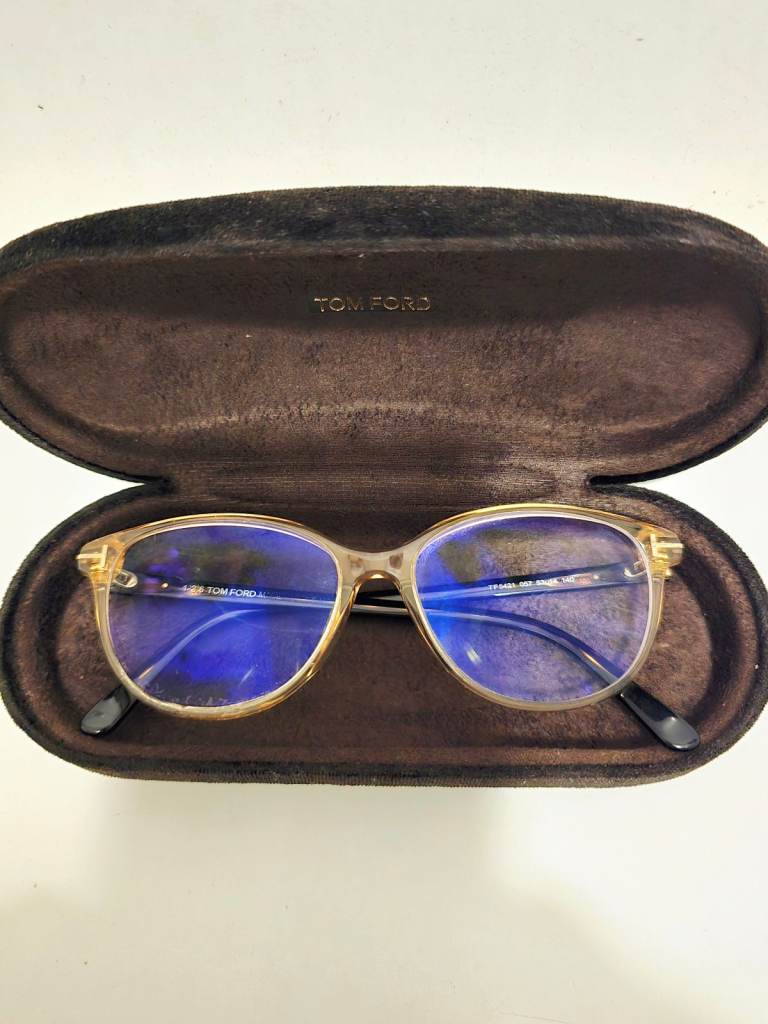 Tom Ford TF5421 057 53/14/140 Eyeglasses With Tom Ford Case