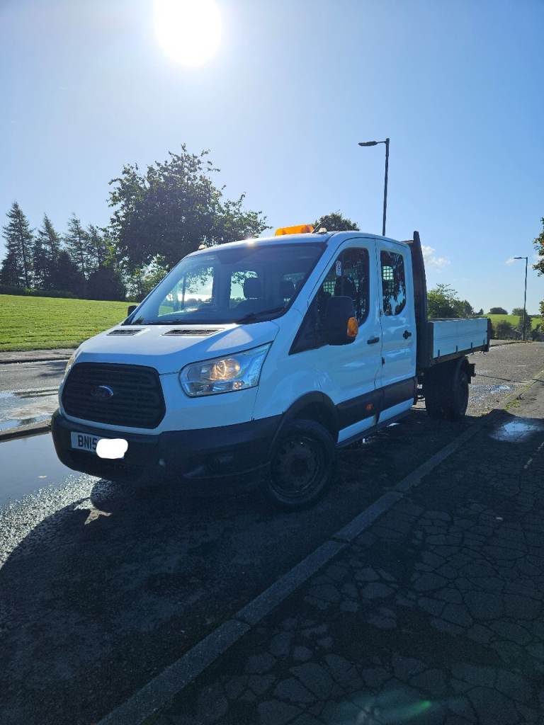 15/ reg Ford transit t350 rwd tipper  crew  van 2.2 sim  crafter master sprinter iveco