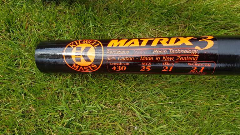 New / Kilwell Mtrix 3 Carbon Windsurfing Mast