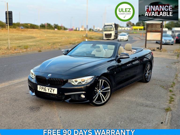 2016 BMW 4 Series 420d [190] M Sport 2dr Auto [Professional Media] CONVERTIBLE DIESEL Automatic