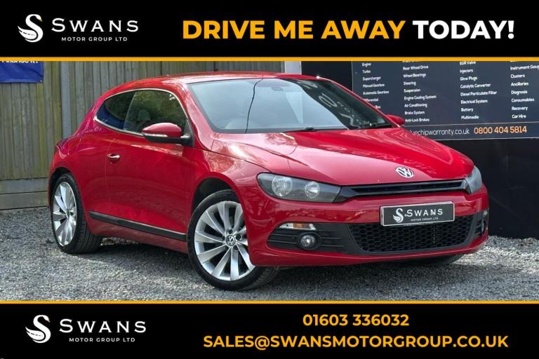VOLKSWAGEN SCIROCCO 2.0 TSI GT Red Manual Petrol 2013