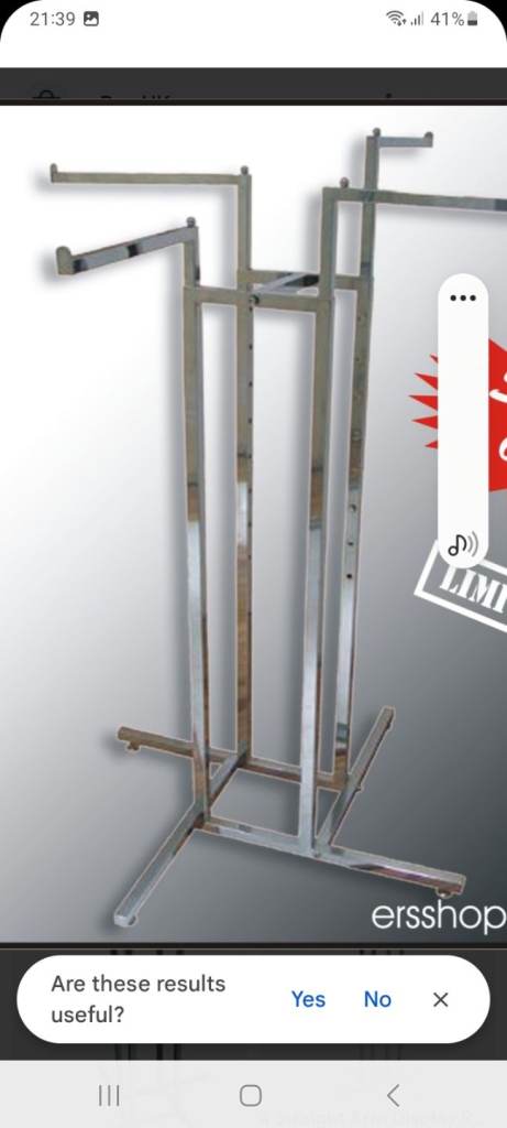 Strong metal Clothing rails 