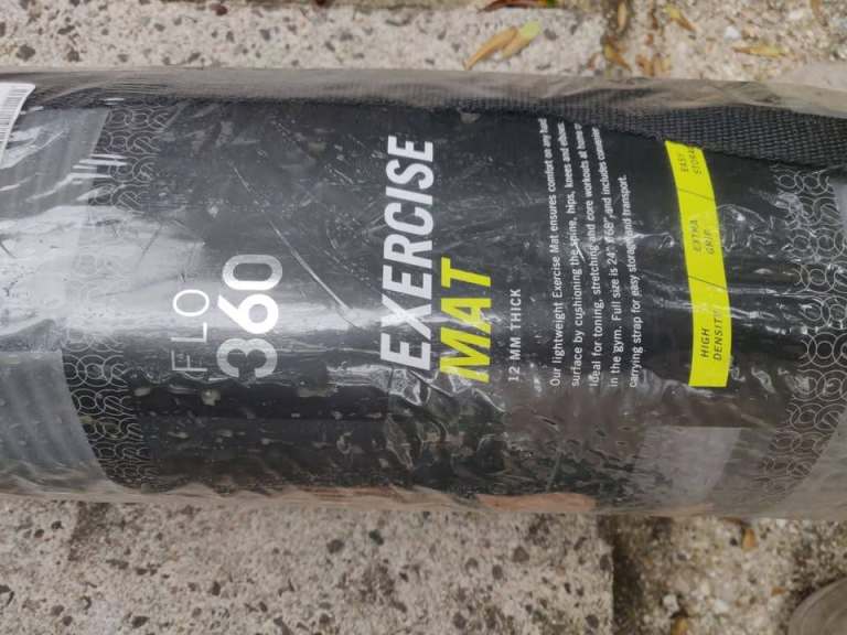 FLO 360 Exercise Mat 12mm Thick – Brand New