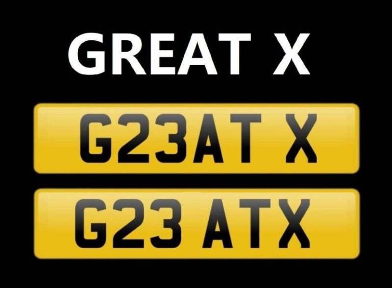 GREAT CHERISHED PRIVATE NUMBER PLATE REG 