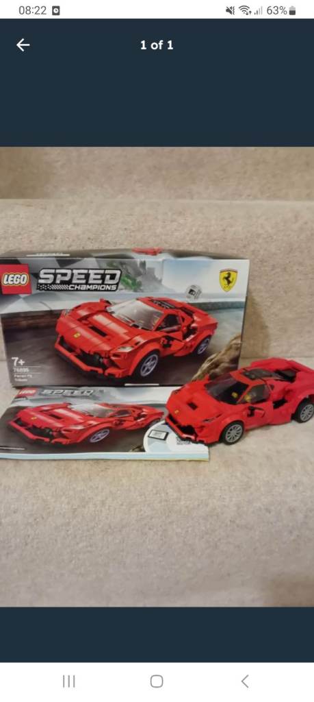 Lego Speed Champions: Ferrari F8 Tributo. 76895.. 