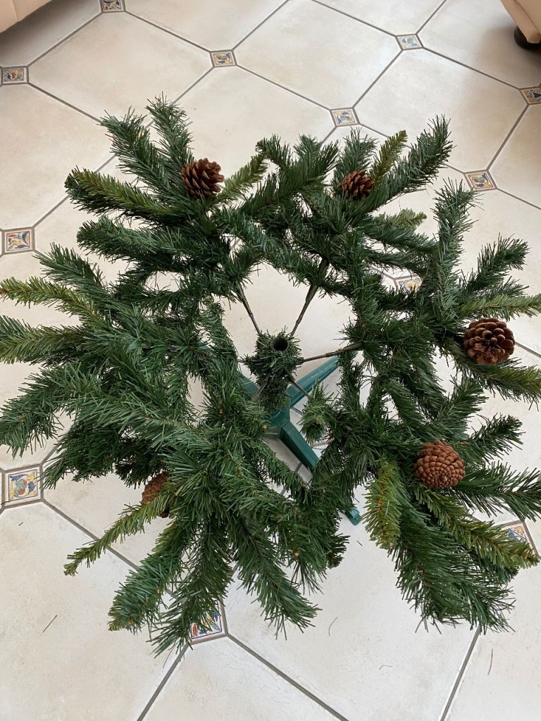 Lovely realistic artificial Christmas tree