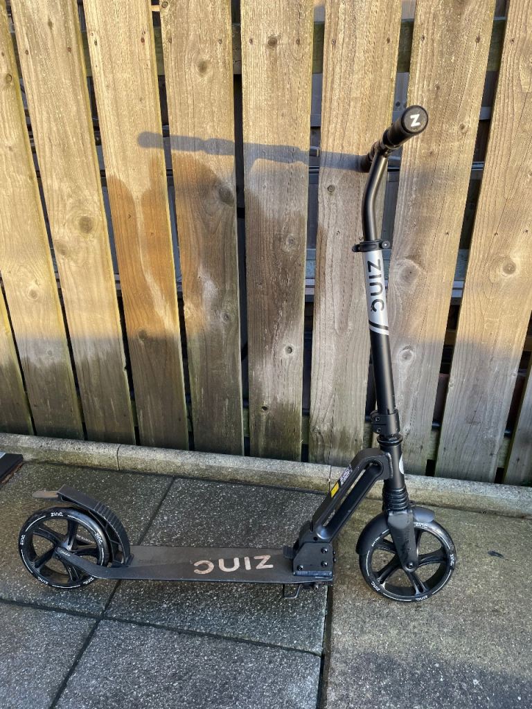 image for Zinc  big wheel folding scooter