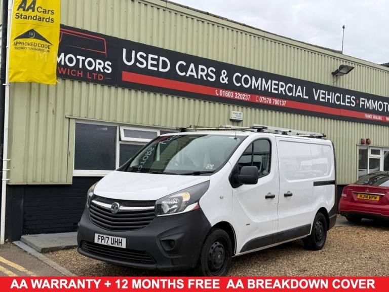 2017 17 VAUXHALL VIVARO 1.6 CDTI 2900 ECOFLEX PANEL VAN 5DR DIESEL MANUAL L1 H1 