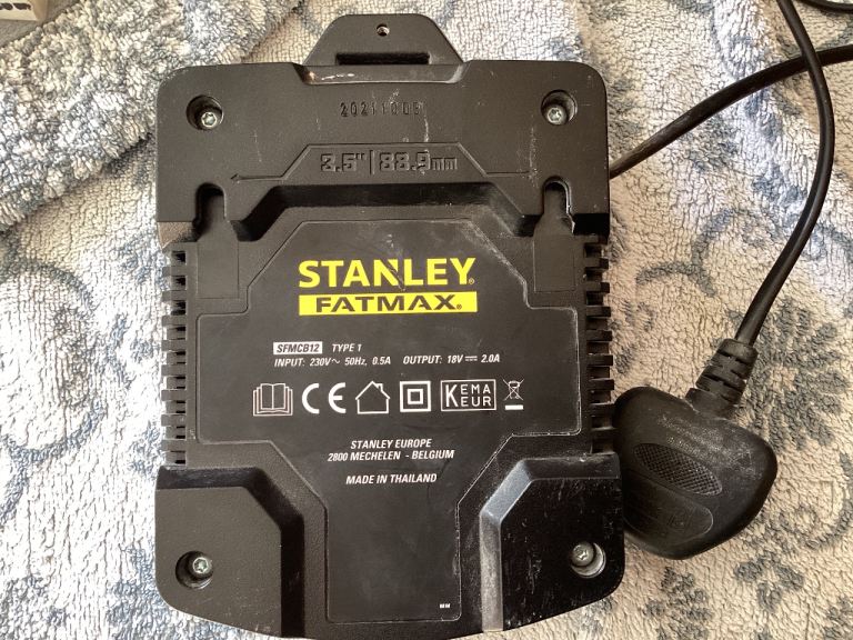 Stanley FatMax SFMCB12 Battery Charger - Good Condition