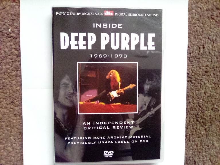image for INSIDE DEEP PURPLE 1969 - 1973 DVD 