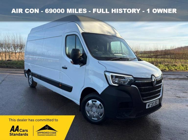 2020 20 RENAULT MASTER 2.3 DCI 35 BUSINESS PANEL VAN 4DR DIESEL MANUAL FWD LWB H