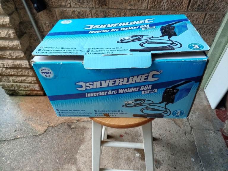Silverline inverter arc welder 10-80A 