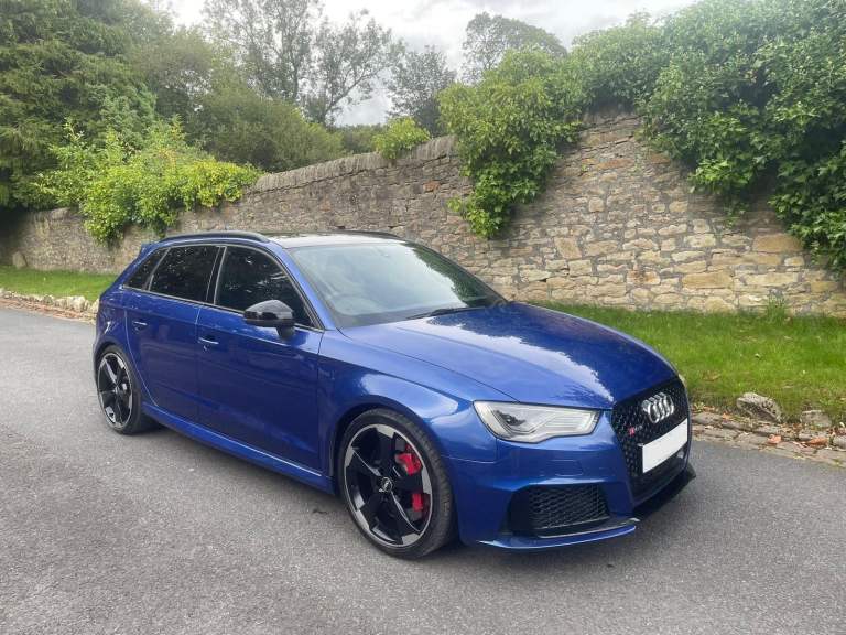 2015 Audi RS3 2.5 TFSI Sportback S Tronic Quattro 5dr Sepang Blue,Pan Roof,Keyless Start,VGC