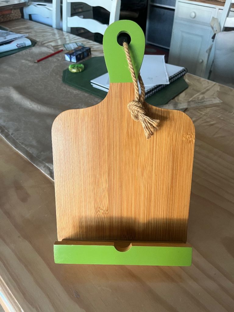 Bamboo tablet or book holder