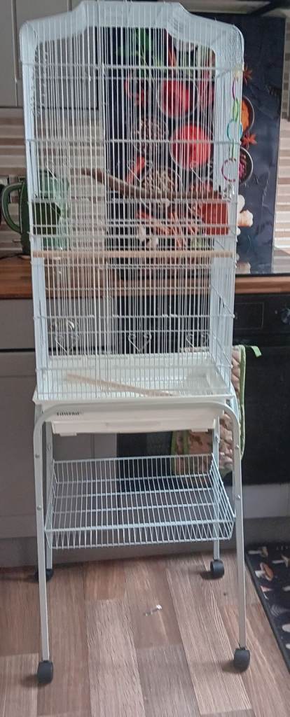 Bird cage with stand 
