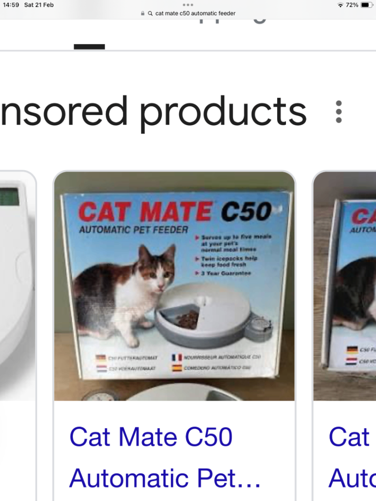 Cat Mate automatic feeder, model C50
