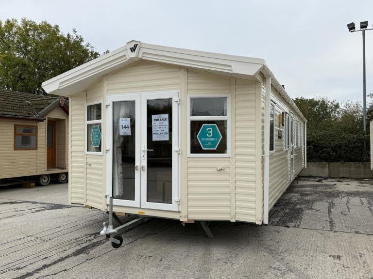 Modern 3 Bed Static Caravan - DG, CH, Patio Doors - Offsite Sale for Own Land