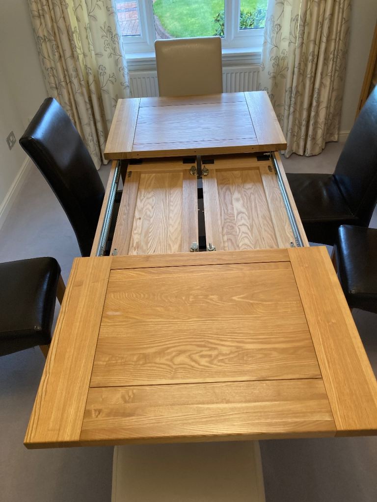 Dining table and chairs