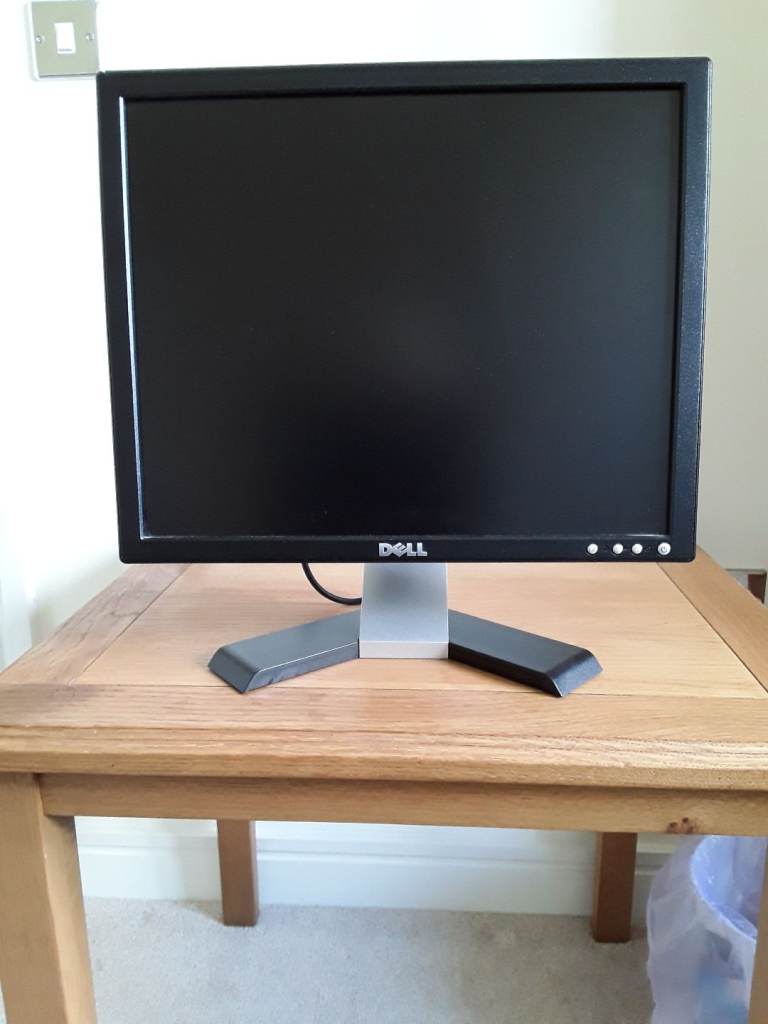 Dell computer screen on a stand