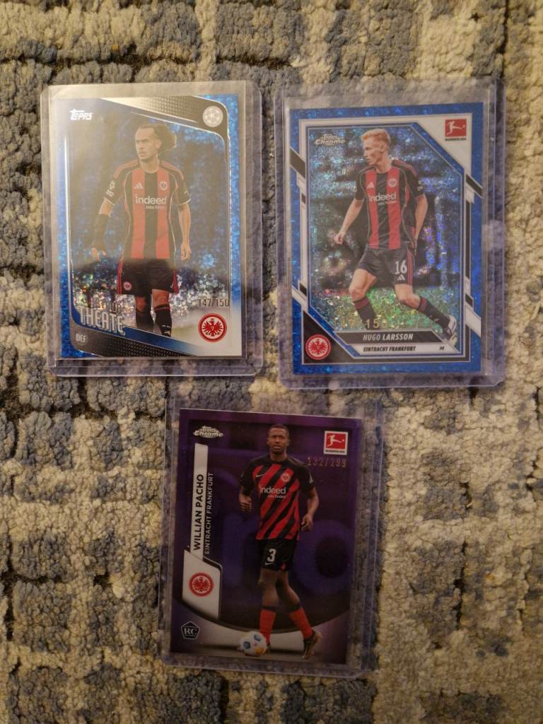Three Frankfurt Numbered Cards 