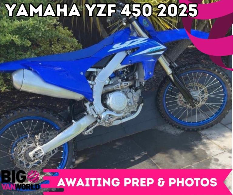 Yamaha YZF 450 2025 - Only 35 Hours - Mint Condition & Stock
