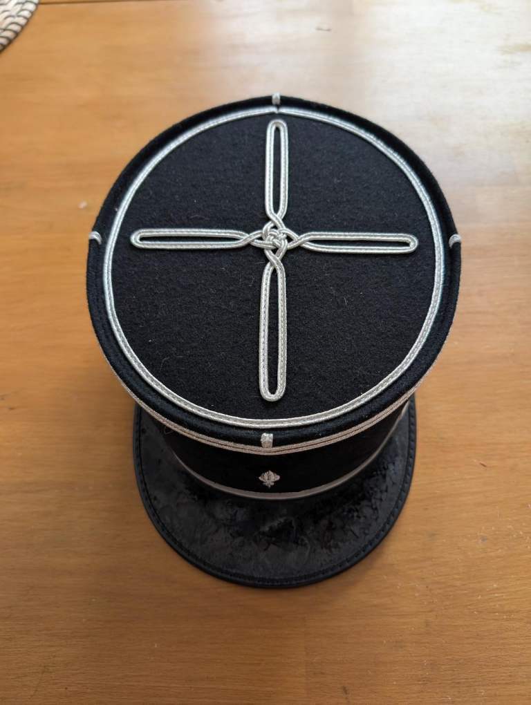 image for Rare Vintage French Fireman's Pompier Kepi - Size 59 