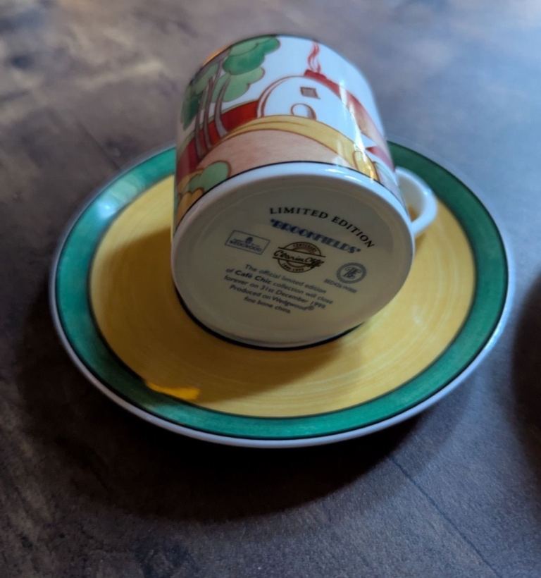 Limited Edition cafe chic Ceramic Cup and Saucer Set