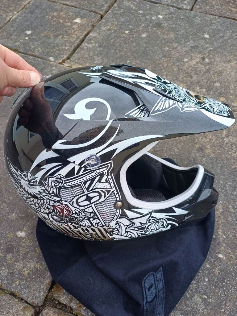 Motorbike. Motorcross helmet Size large 