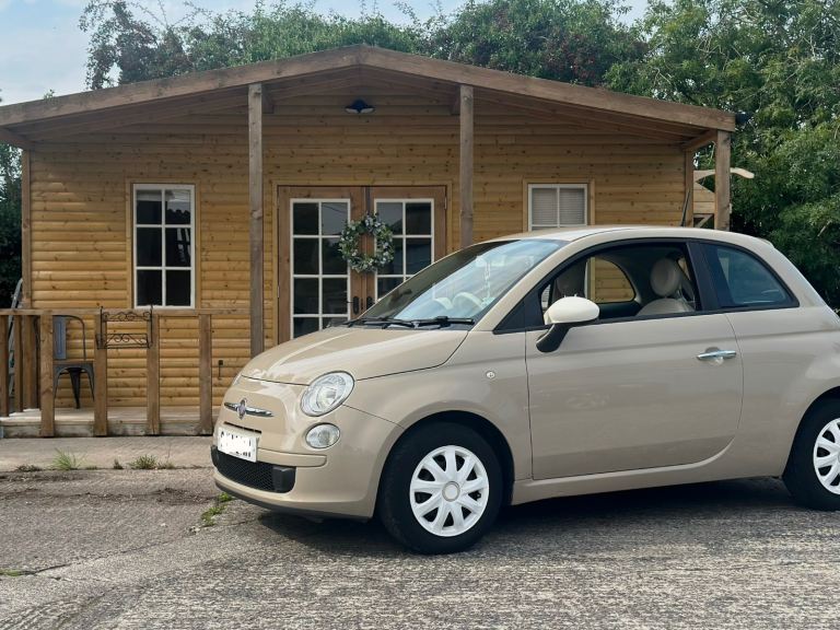Beige Fiat, 500, Hatchback, 2014, Manual, 1242 (cc), 3 doors