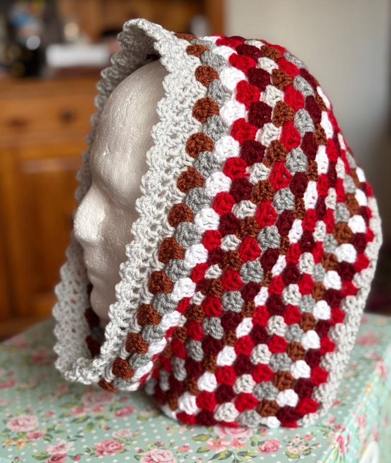 Hand Crocheted Adult Wool Cowl Size: 24"x10" inches Gift Wrapped. 