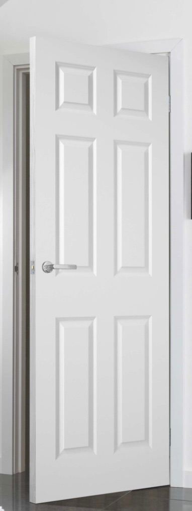 Interior white wood doors 