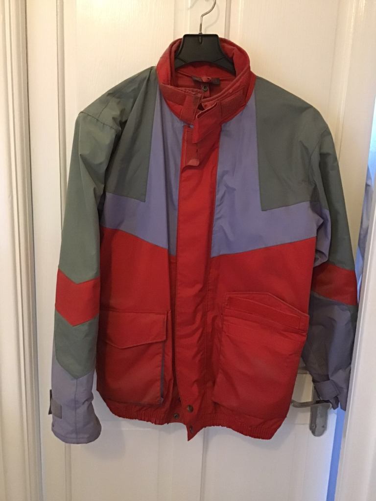 Mens Multi Coloured Motorbike Jacket.