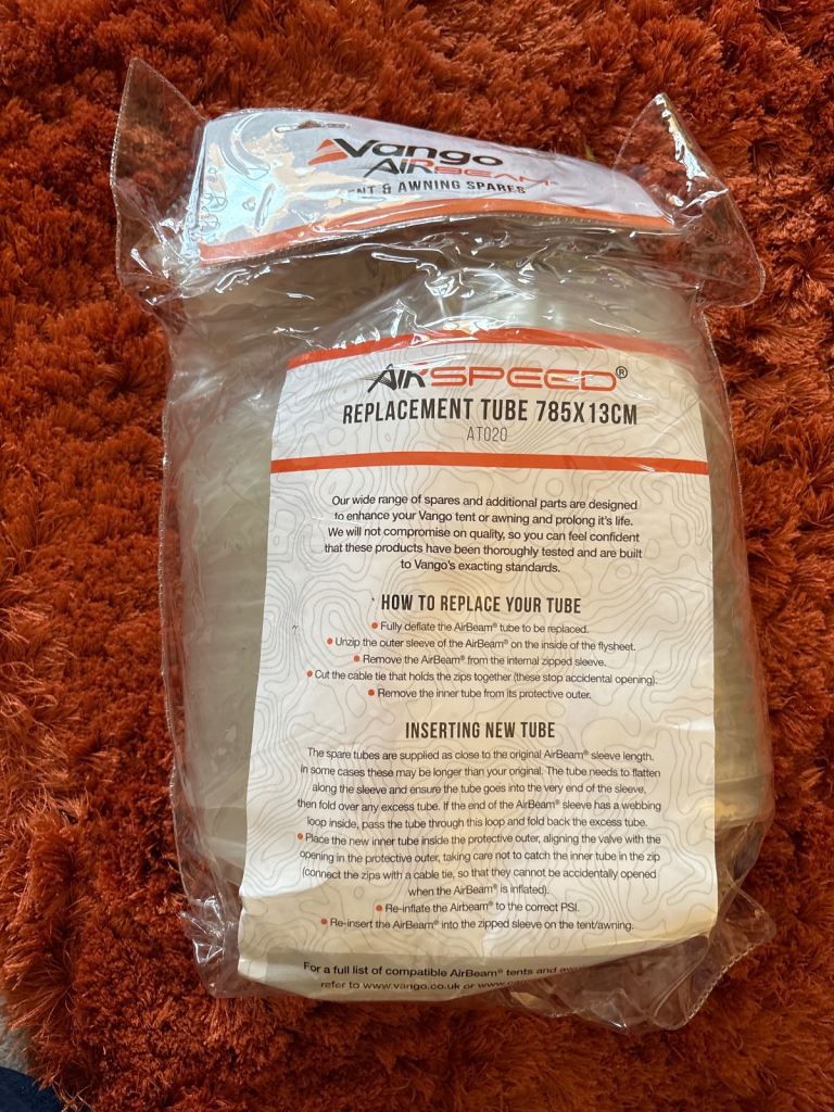 Vango airspeed AT020 replacement tube  785x13cm