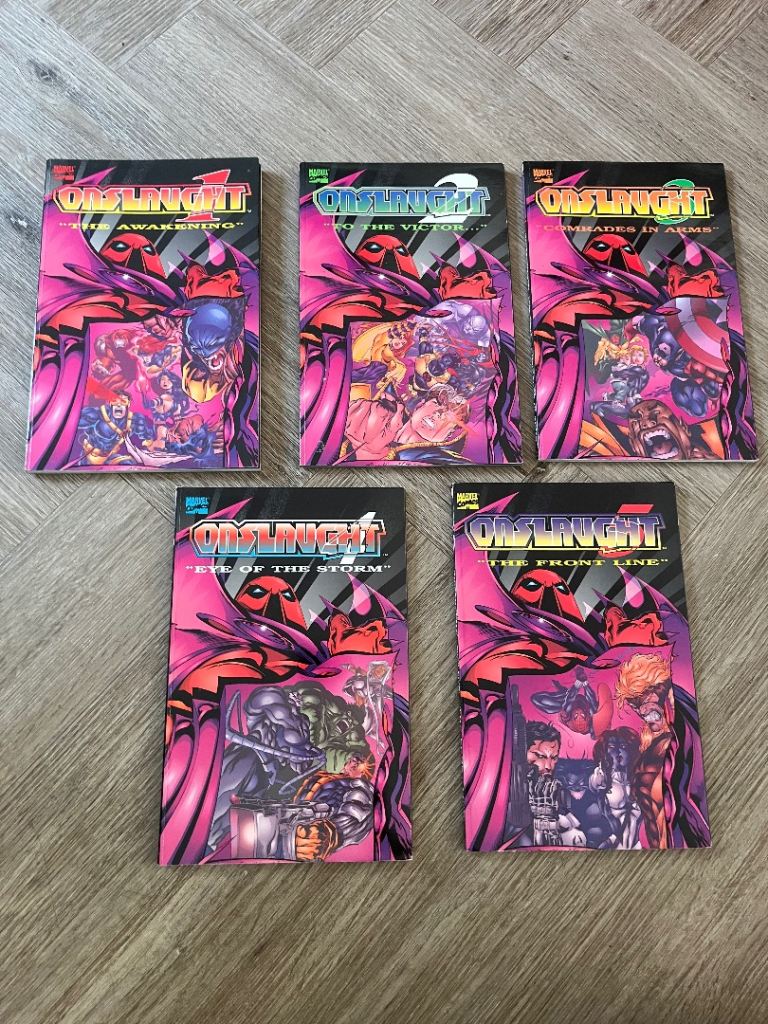 Onslaught #1-5 TPB Set of 5 Marvel Comics